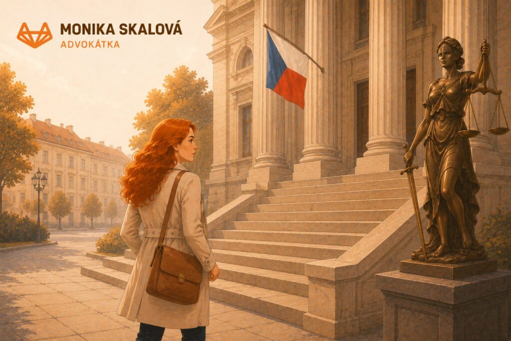 Advokátka Monika Skalová před soudem – pozůstalí v trestním řízení